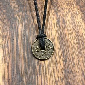 Chinese zodiac coin necklace